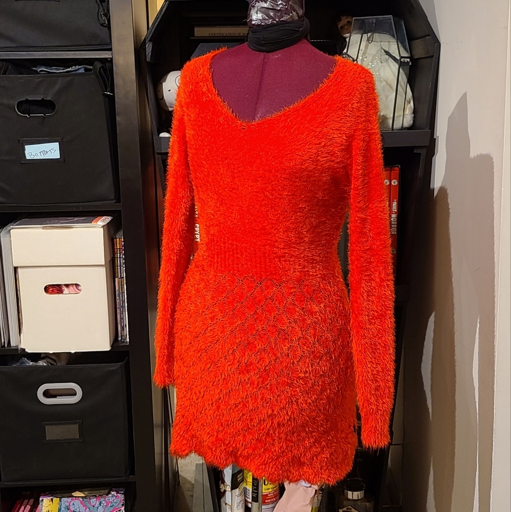 90's Alternative Punk Mohair Sweater NRG Dress